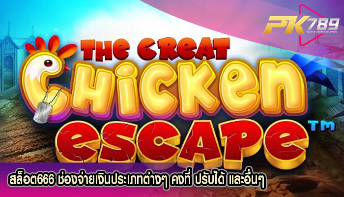 สล็อต666 ช่องจ่ายเงินประเภทต่างๆ คงที่ ปรับได้ และอื่นๆ