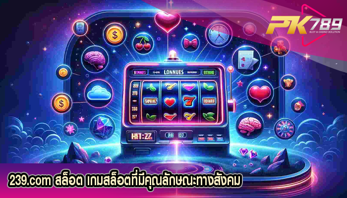 239.com สล็อต เกมสล็อตที่มีคุณลักษณะทางสังคม