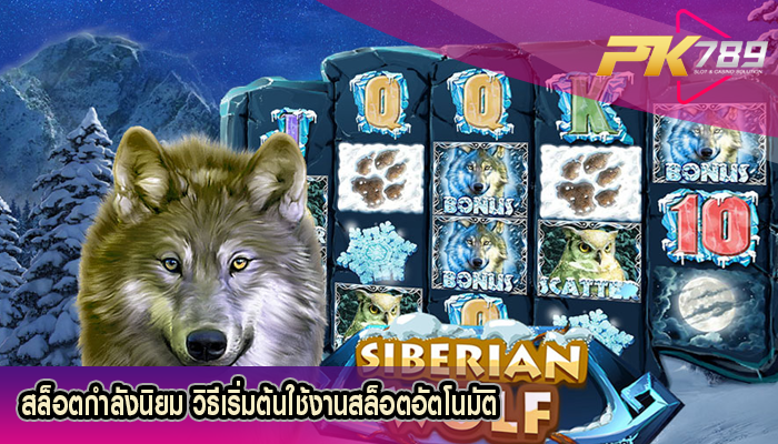 สล็อตกำลังนิยม วิธีเริ่มต้นใช้งานสล็อตอัตโนมัติ
