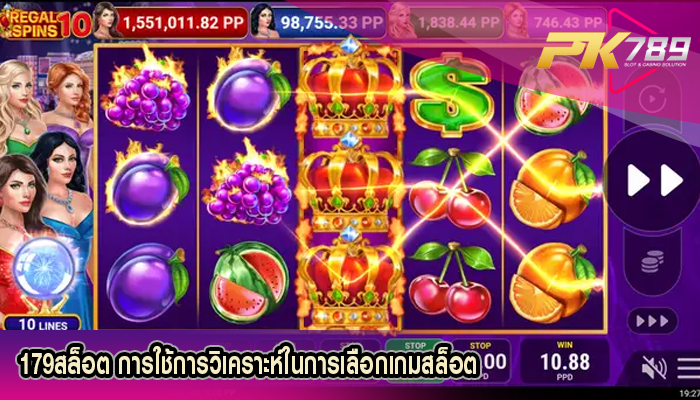 179สล็อต การใช้การวิเคราะห์ในการเลือกเกมสล็อต