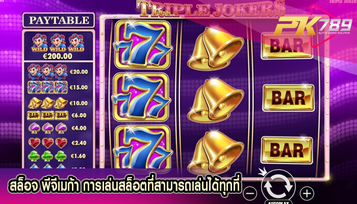 สล็อจ พีจีเมก้า การเล่นสล็อตที่สามารถเล่นได้ทุกที่